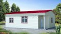 Prefabricated Building A Type House With  Red Roof  WLLD-PA