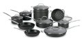 Bộ chảo Cuisinart 66-17 Chef's Classic Nonstick Hard-Anodized 17-Piece