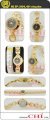 Đồng hồ đeo tay nữ OP 2434L-601 vàng đen