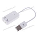   USB Sound Adapter 7.1 Channel (White)