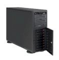 Server Supermicro SuperWorkstation SYS-5046A-XB (Black) X5560 (Intel Xeon X5560 2.80GHz, RAM 4GB, Power 865W, Không kèm ổ cứng)