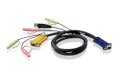 Aten 2L-5302U USB to SPHD-15 Cable w/ Micro & Audio 1.8m