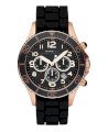 Marc by Marc Jacobs Watch, Men's Chronograph Black Silicone Bracelet MBM5501