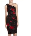 Đầm One Shoulder Dress đính đá sang trọng đen Rose 4 WDA055200004