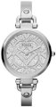 Fossil Women Silver Dial Silver Band Watch ES3292