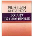 Bình luận khoa học bộ luật tố tụng hình sự