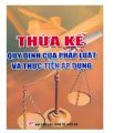 Thừa kế - Quy định của pháp luật và thực tiễn áp dụng 