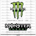 Decal xe máy MonsterX+monsterenergy