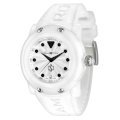 Glam Rock Women's GR61010 Miami Beach White Dial White Silicone Watch