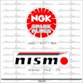 Decal xe máy NGK+Nismo