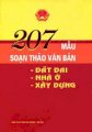 207 mẫu soạn thảo văn bản - Đất đai, nhà ở, xây dựng