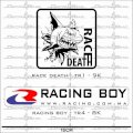 Decal xe máy Racedeath+Racingboy