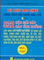 532 câu giải đáp các tình huống liên quan đến người lao động, sử dụng lao động ,tranh chấp khiếu nại, tố cáo tiền lương, thời gian làm việc ,nghỉ ngơi, kỹ luật lao động , thai sản, bảo hiểm y tế 