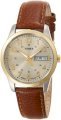 Timex Men's Dress Watch, Brown Leather Strap T2N105