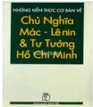 Những kiến thức cơ bản về chủ nghĩa Mác - Lê Nin và tư tưởng Hồ Chí Minh
