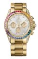 Juicy Couture 'Stella' Rainbow Crystal Bracelet Watch, 40mm