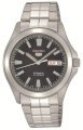 Seiko Men's SNKL07 Seiko 5 Automatic Black Dial Stainless-Steel Bracelet Watch