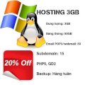 Gói hosting 3GB