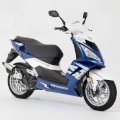 Peugeot Speedfjght 3 Air Cooled 50cc 2013 ( Trắng xanh )
