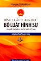  Bình luận khoa học Bộ luật Hình sự nước Cộng hòa xã hội chủ nghĩa Việt Nam