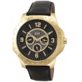 JBW Men's J6254LD Royale Multi-Function Gold-Plated Diamond Watch