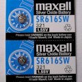 Pin Maxell silver oxide SR616SW-1.55V