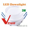 Led âm trần VSUN LAT-15 3W