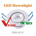 Led âm trần VSUN LAT-01 1W