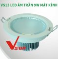 Vsun VS13 LED âm trần 9W mặt kính