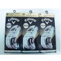New 3 Pack Callaway Tour Authentic Golf Glove Size Regular S Worn on left hand