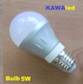 Bóng đèn LED tròn Kawa BUB nhôm 5w (trắng/vàng)