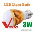 Led bóng tròn VSUN-LBT-01-3W