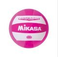 Mikasa Competitive Class All Court Volleyball, Synthetic Leather Cover-Pink