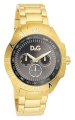 Dolce and Gabbana Men's Gold-Tone Watch with Day/Date DW0653