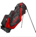 New 2014 Ogio Shredder Stand Bag - Charcoal/Black/Red