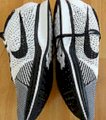 Nike FlyKnit Fly Knit Racer mens running training shoes flats WHITE black NEW