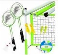 Brand New Franklin Sports Intermediate Badminton/Volleyball Set