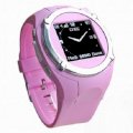 Đồng Hồ Điện Thoại - Watch Phone Unlocked with Camera Cell Phone Mobile Touch Screen Mp3/4 Fm (Pink)