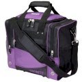 Ebonite Impact 1-Ball Bowling Ball Bag - Black/Purple