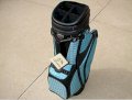 New Burton Ladies Golf Bag Siena Black/Blue Cart Golf Bag 4 Free Head covers