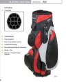 Bennington Players Cart Bag, Brand New - RED