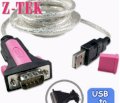 Z-TEK ZE536 - Dây USB to RS232/Parallel (USB to com)