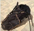 Carry stand golf bag, dual straps, Black & Gold, Bennington
