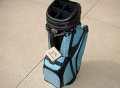New Burton Ladies Golf Bag Siena Black/Blue Cart Golf Bag 4 Free Headcovers