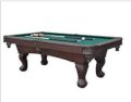 Pool Table 7' Foot 5'' Billiards Tables Home Balls Cues Chalk Brush Rack Games