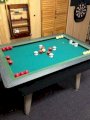 Bumber Pool Table With Cues And Accessories