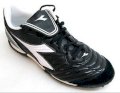 Diadora Scudetto LT TF Turf Soccer Shoes Black/White US Men's Size 11 M CDEF