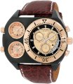 Akribos XXIV Men's AK405RG 'Time Machine' Triple Time-Zone Swiss Chronograph Watch