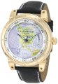 Akribos XXIV Men's AKR497YG Automatic Globe Strap Watch