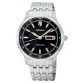 Seiko Black Dial Automatic Stainless Steel Automatic Mens Watch SNZH45